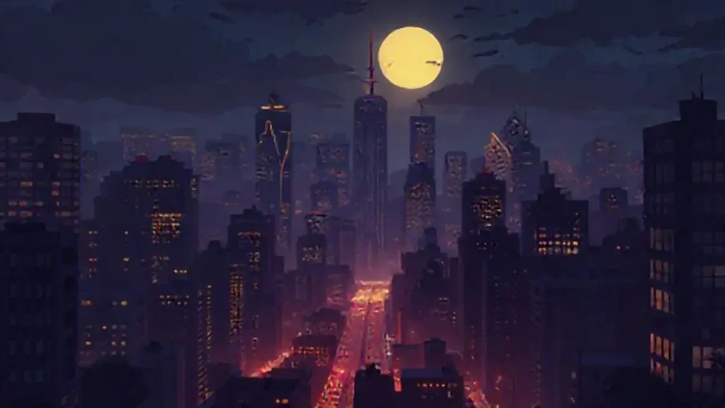 La ciudad oscura brilla