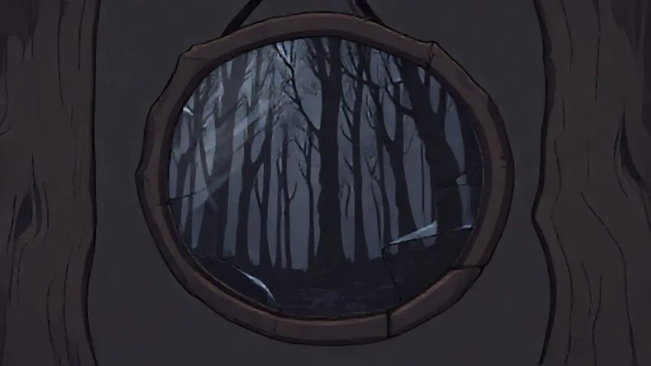Espejo roto, bosque oscuro