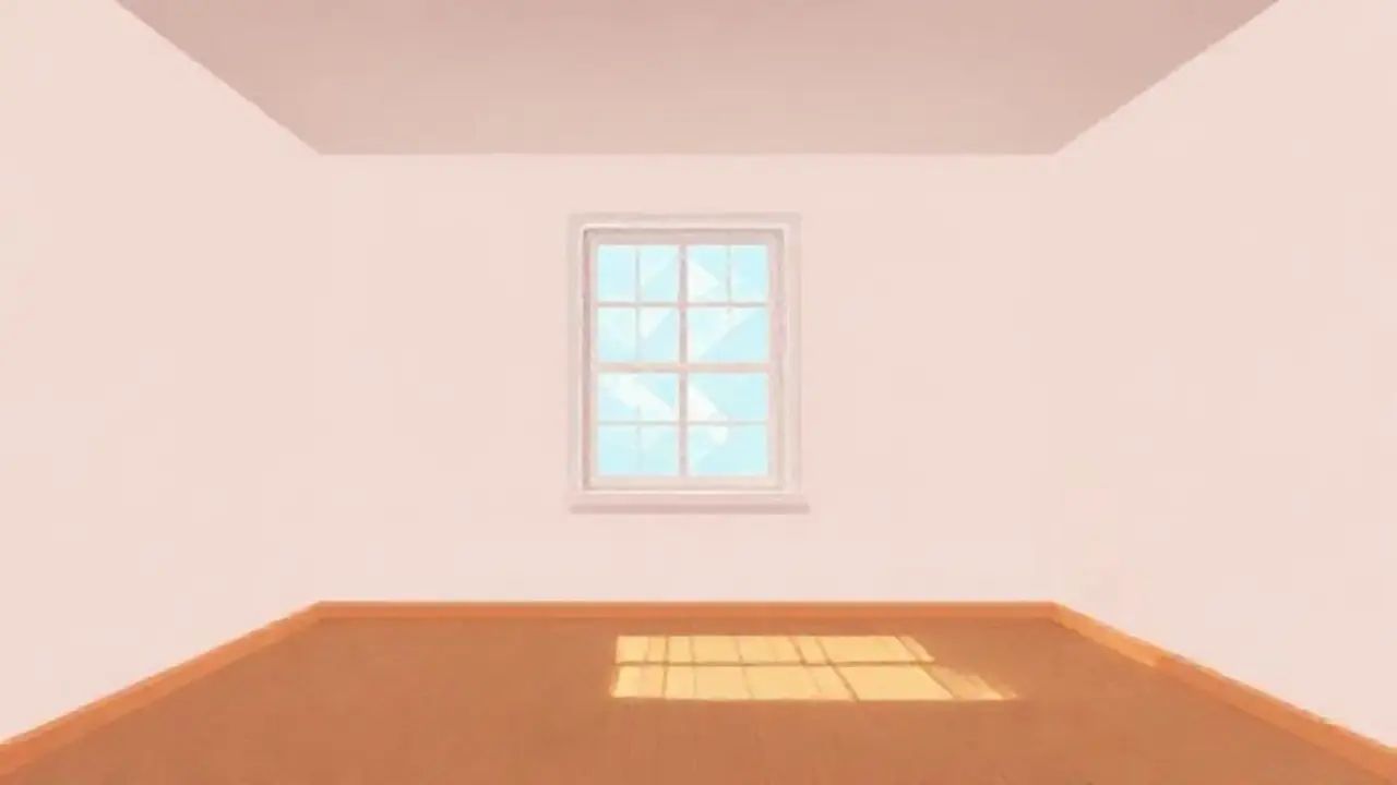 Habitación vacía con una ventana