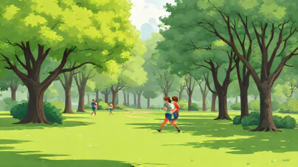 Paseo en el parque