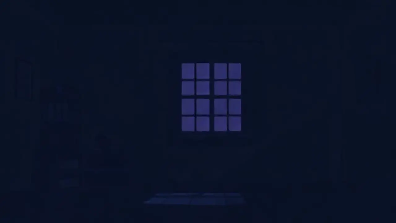 Oscuridad con una ventana