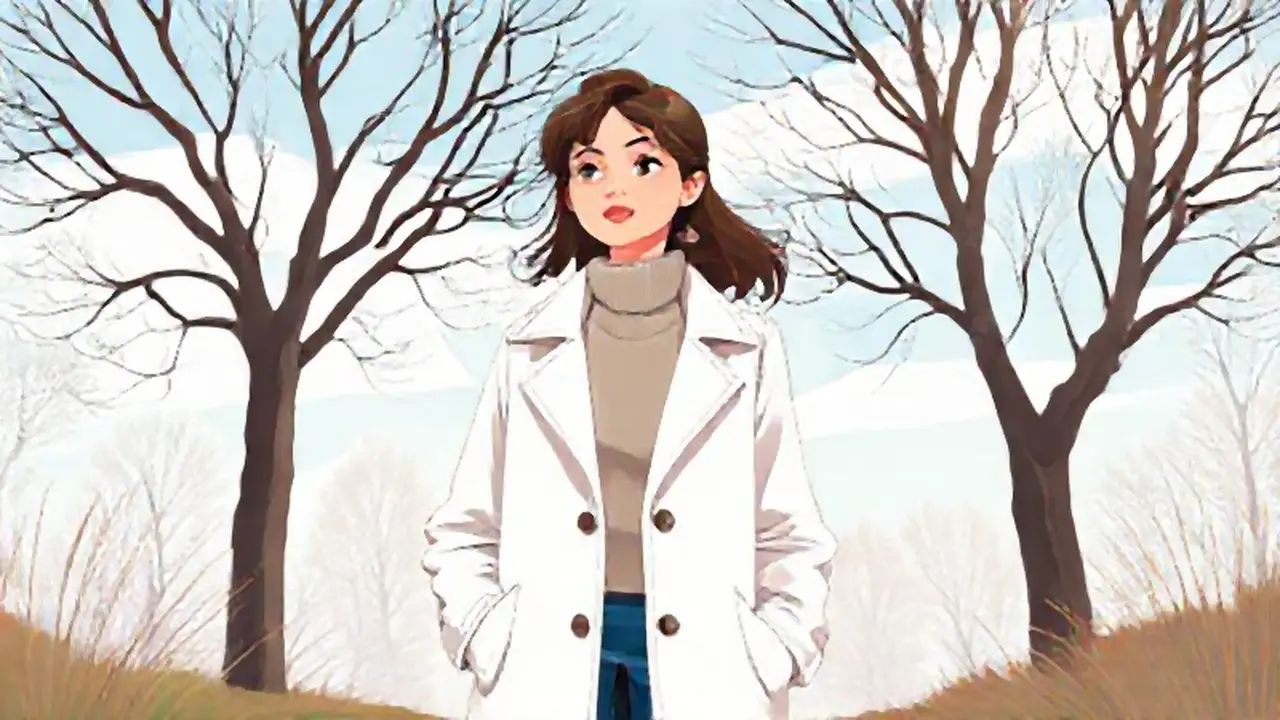 Mujer blanca al aire libre