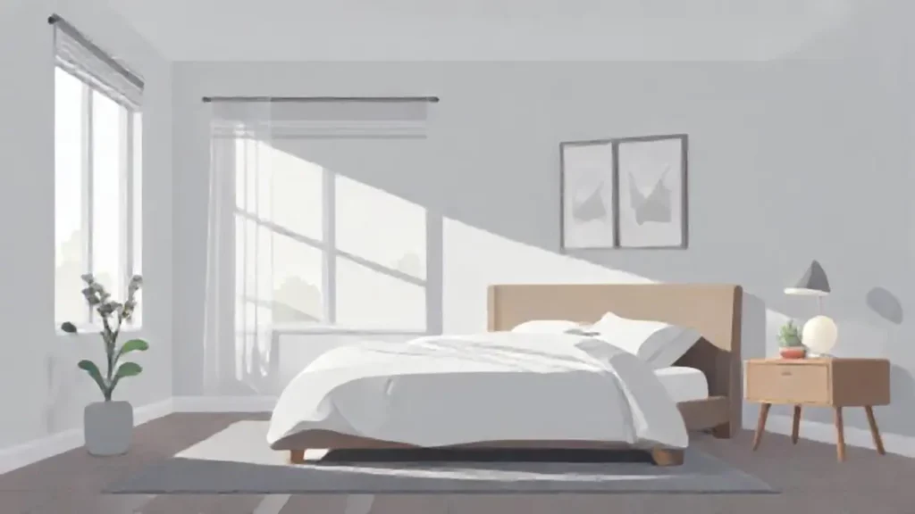 Dormitorio gris