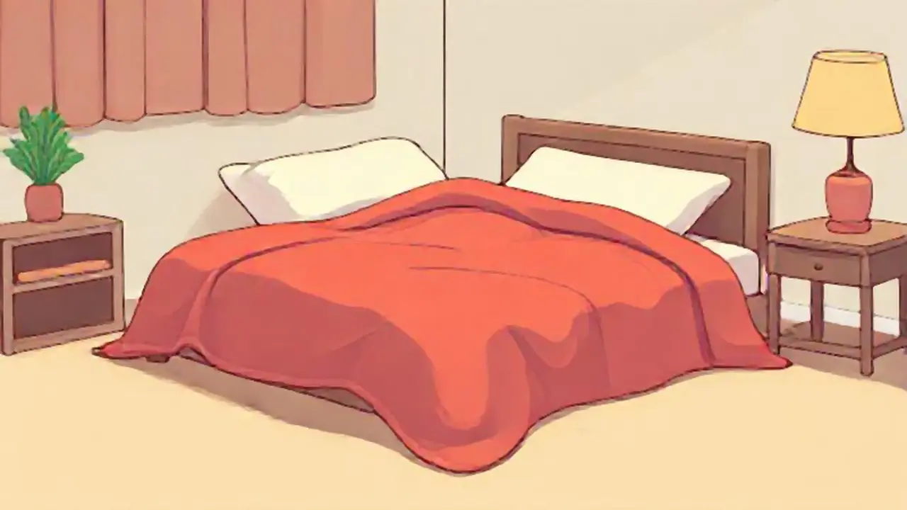 Manta caliente en la cama