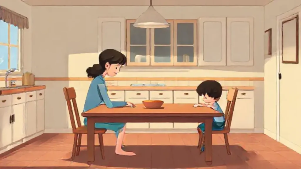 Soledad en una mesa vacía