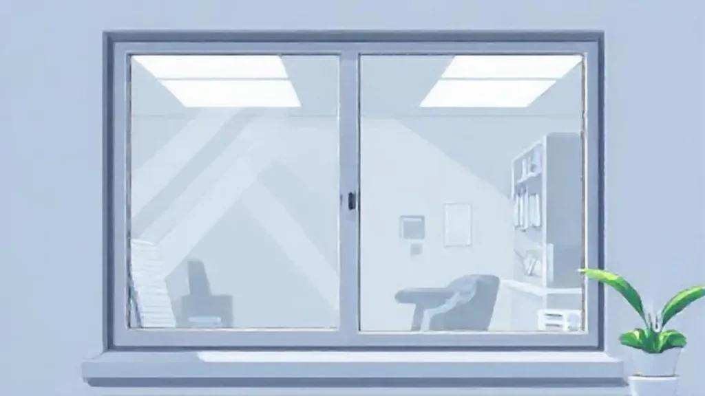 Ventana de consulta médica gris