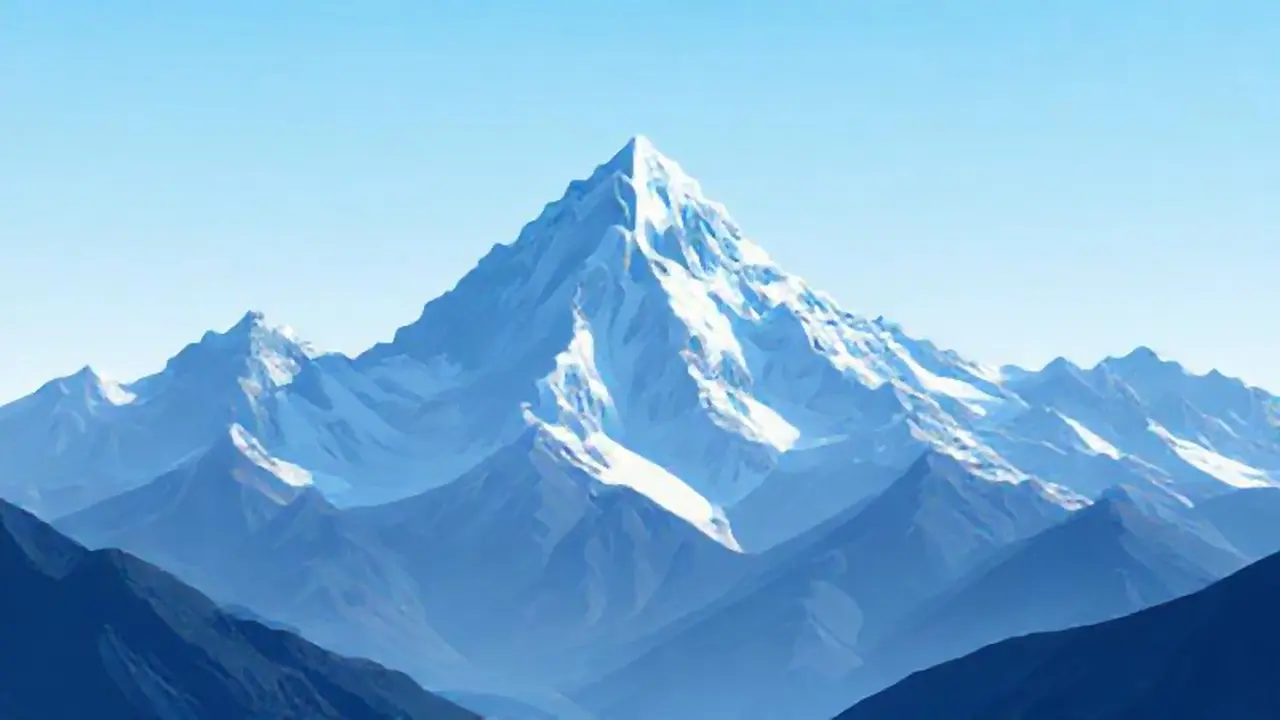 Picos azules se alzan