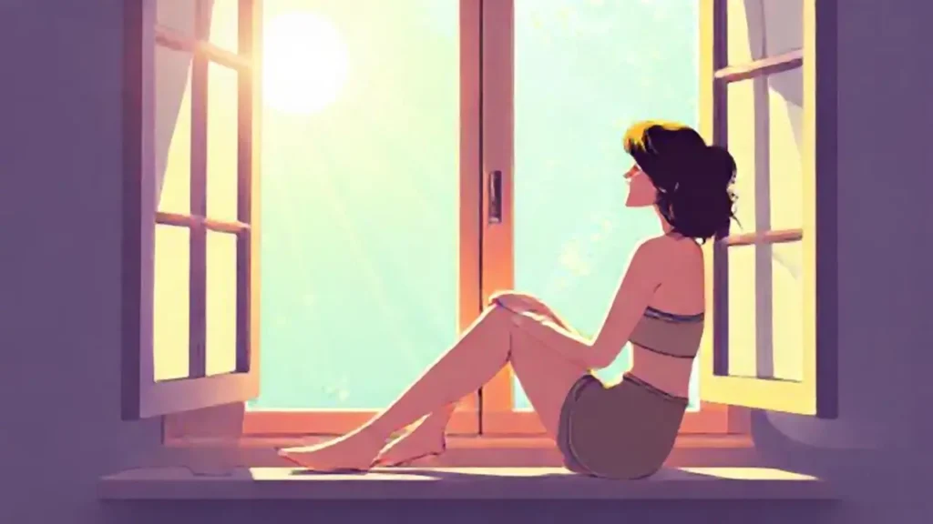 Mujer en la ventana