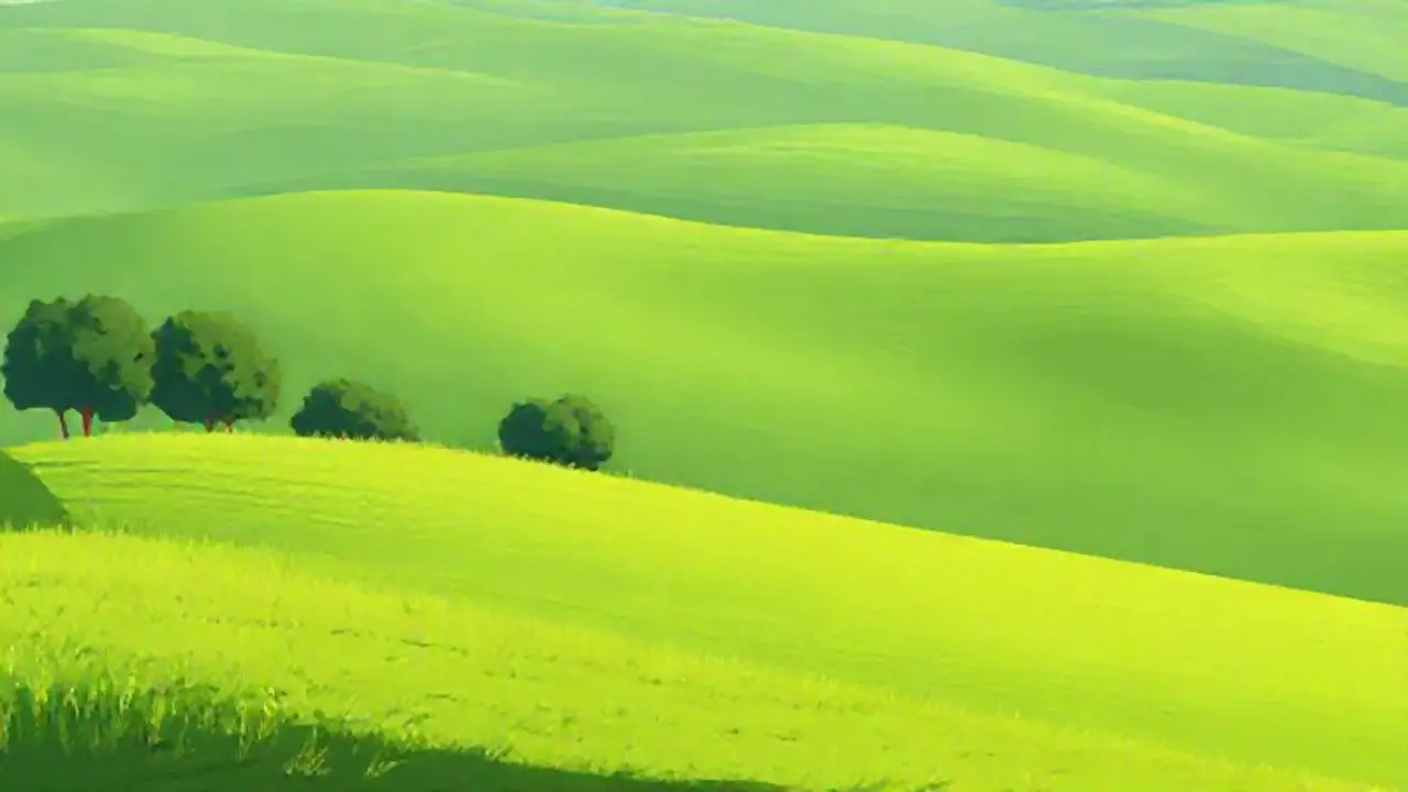 Pradera verde infinita