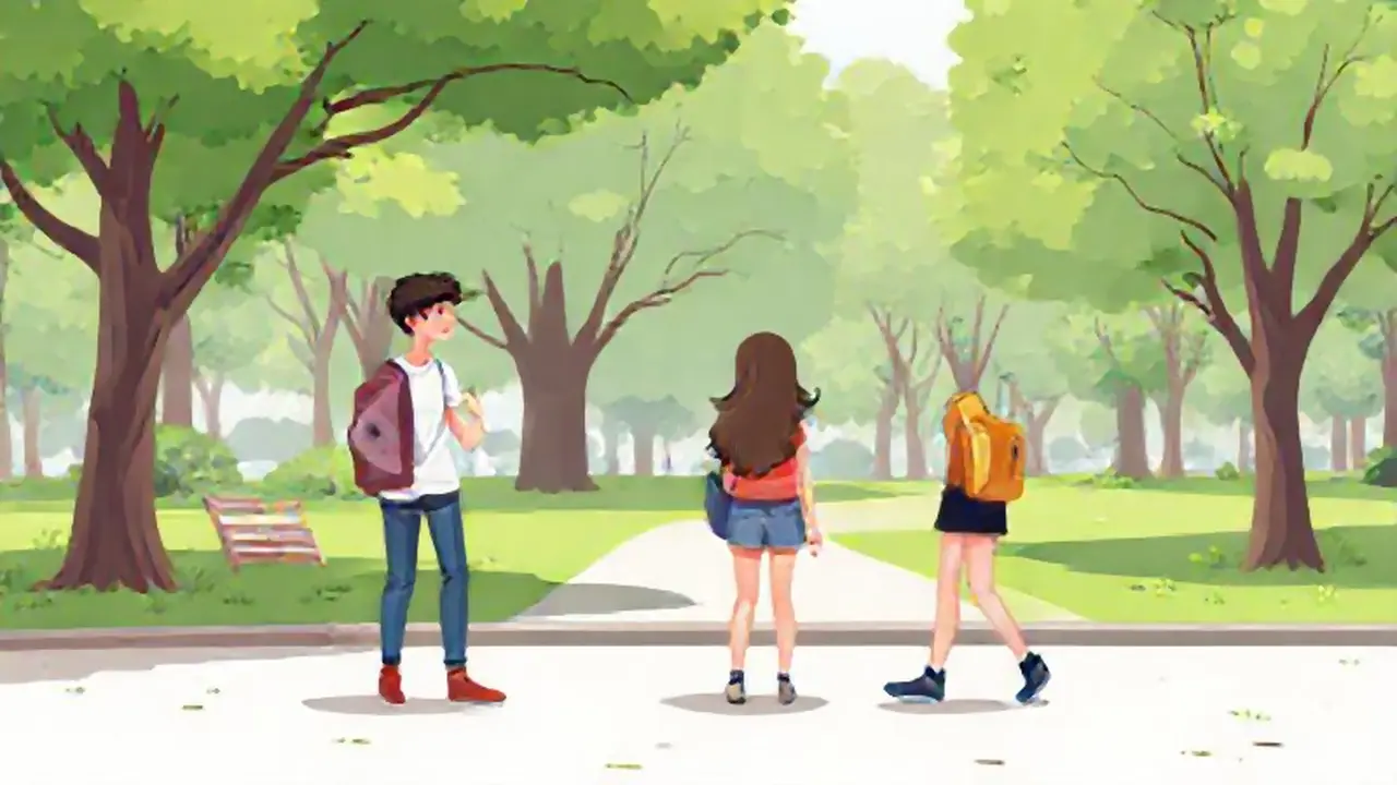 Jóvenes en el parque