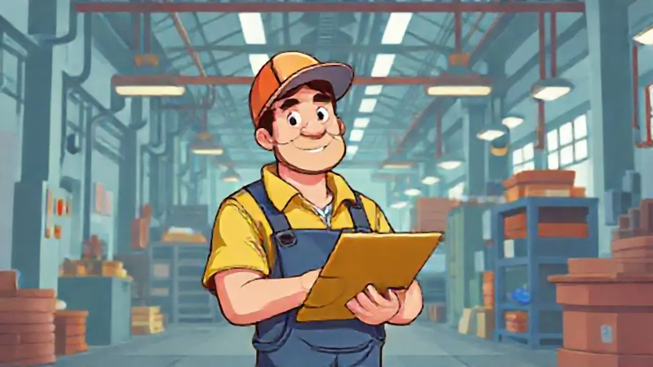 Trabajador en fábrica