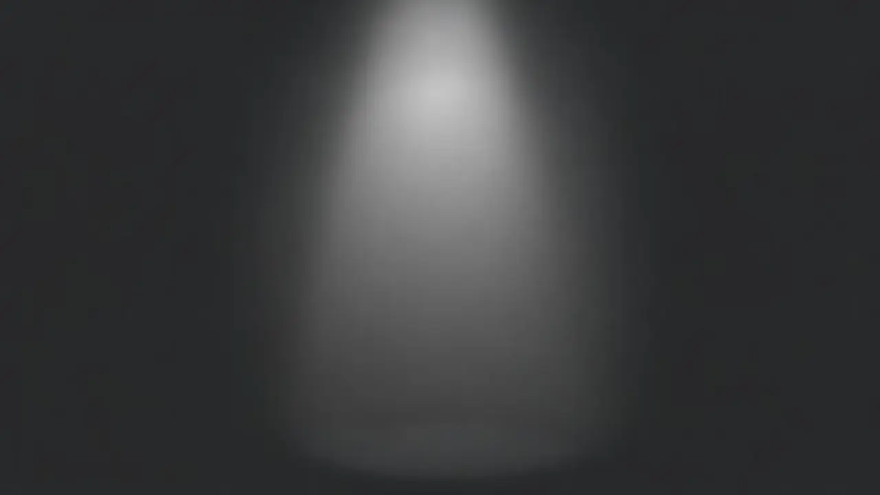 Pantalla gris, luz tenue