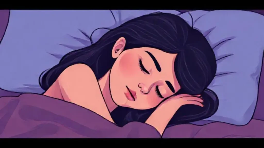 Mujer durmiendo plácidamente