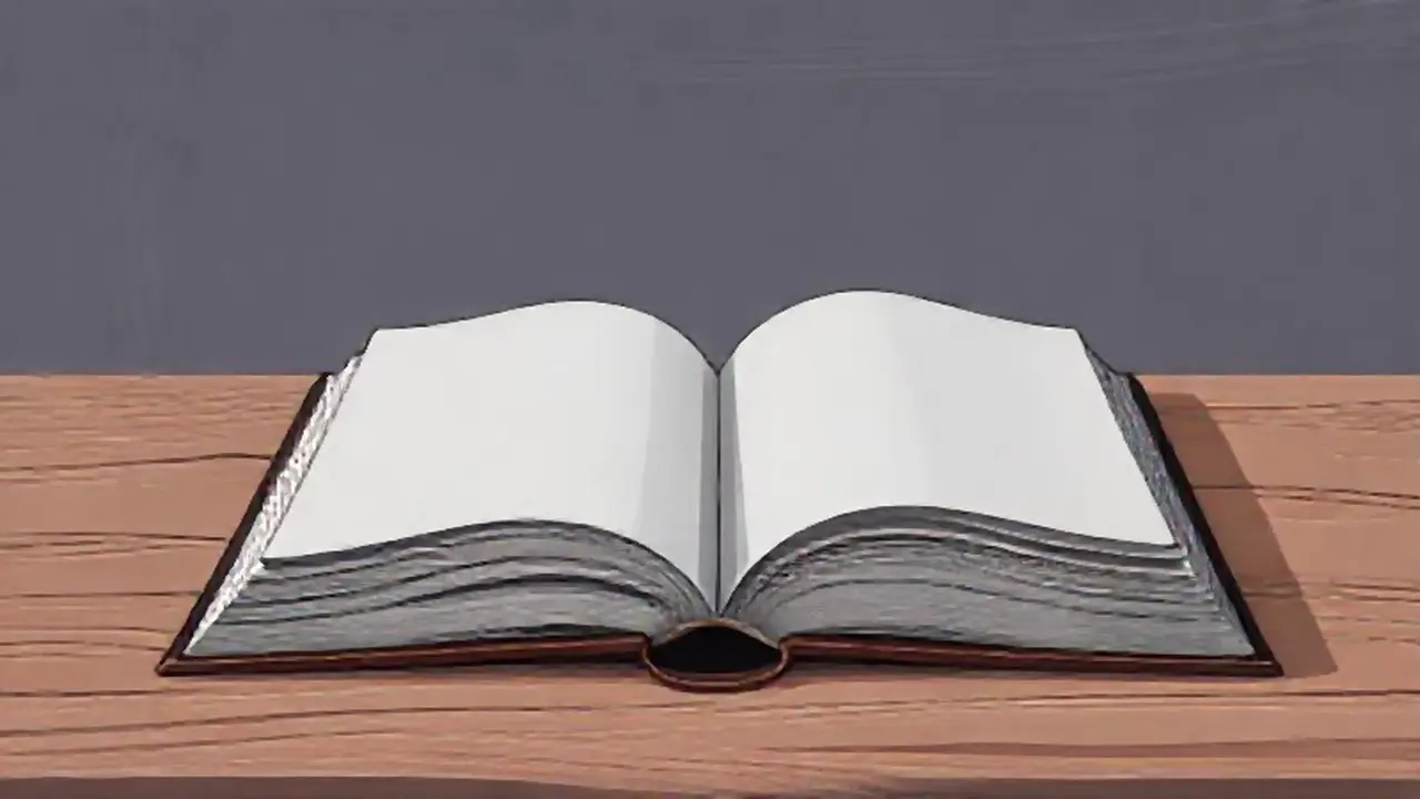 Libro gris sobre mesa de madera