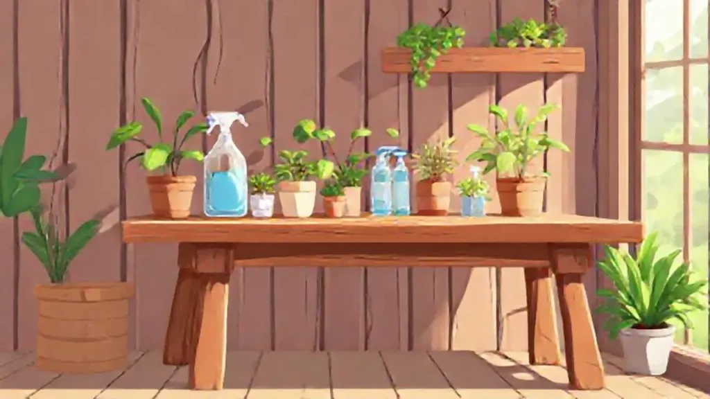 Mobiliario vegetal y limpieza