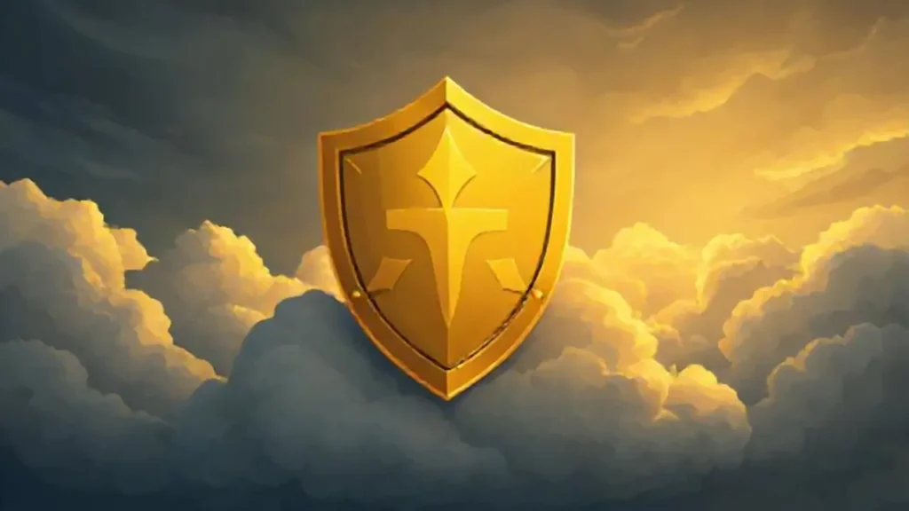 Escudo dorado contra la tormenta
