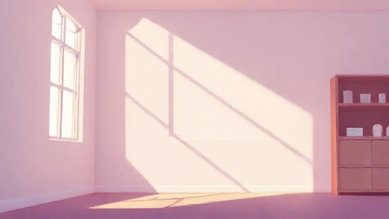 Habitación iluminada por el sol