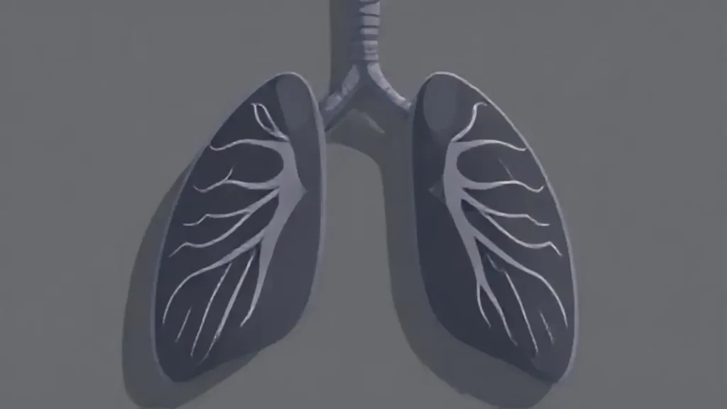 Pulmones grises