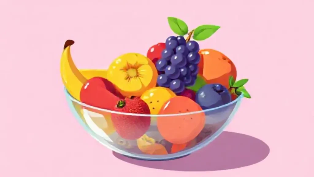 Frutas coloridas en un tazón
