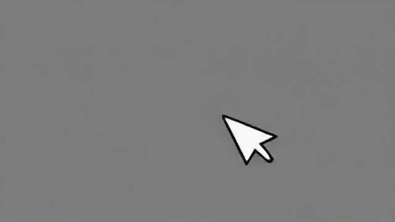Pantalla gris con cursor parpadeante