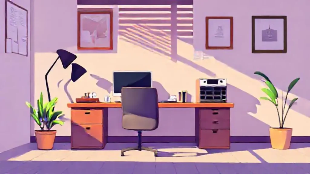 Escritorio largo