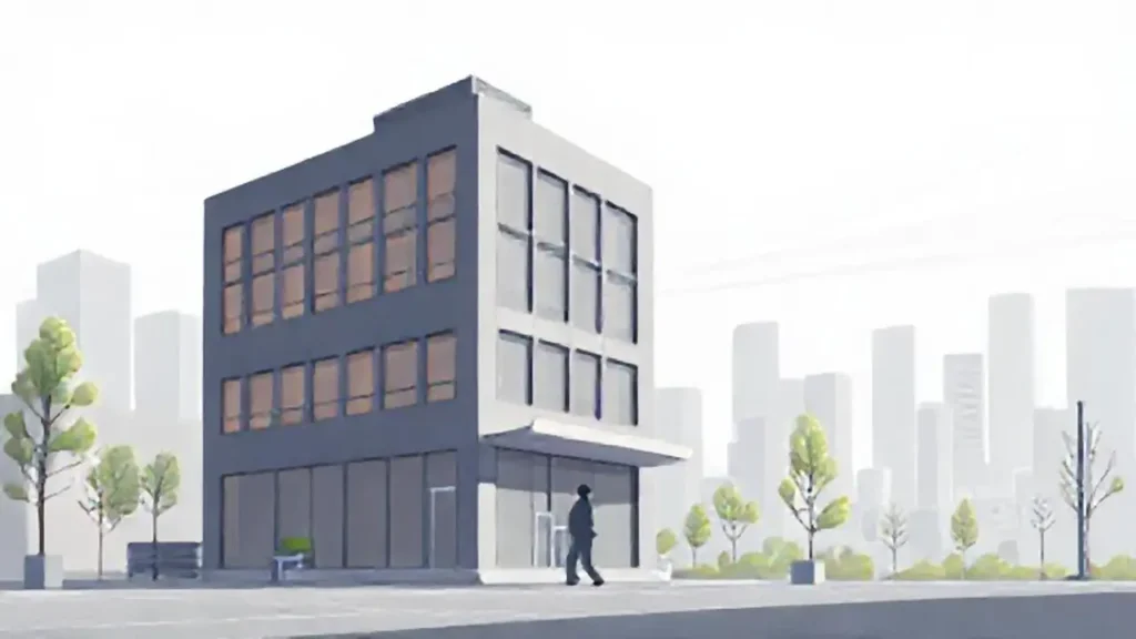 Edificio gris