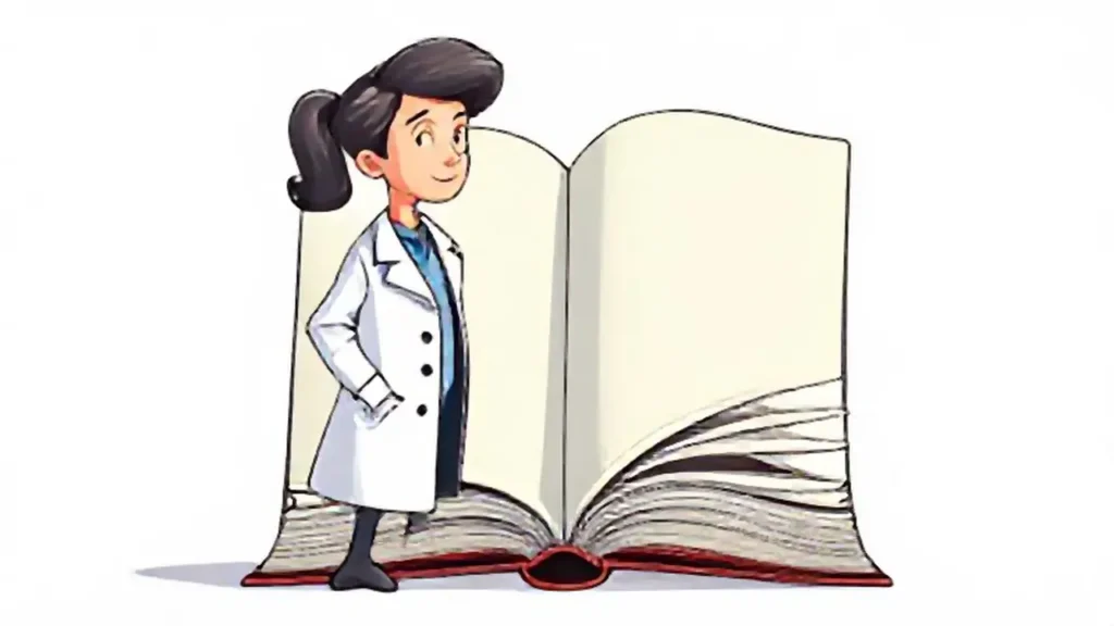 Un médico lee
