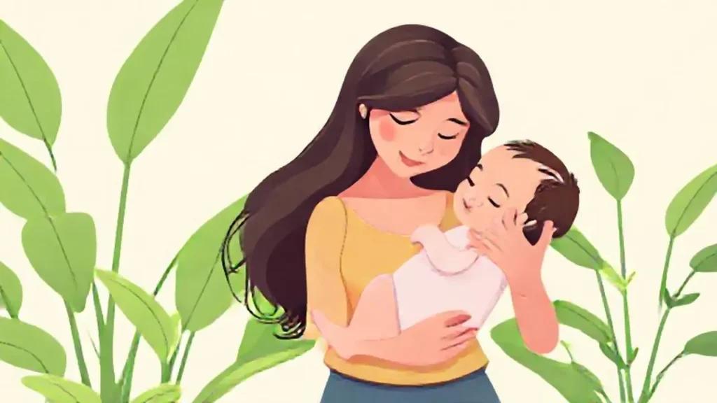 Mujer con bebé