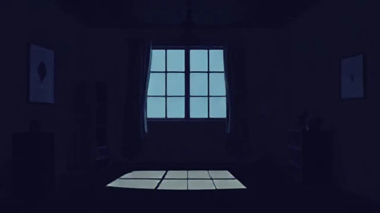 Luz tenue en la oscuridad